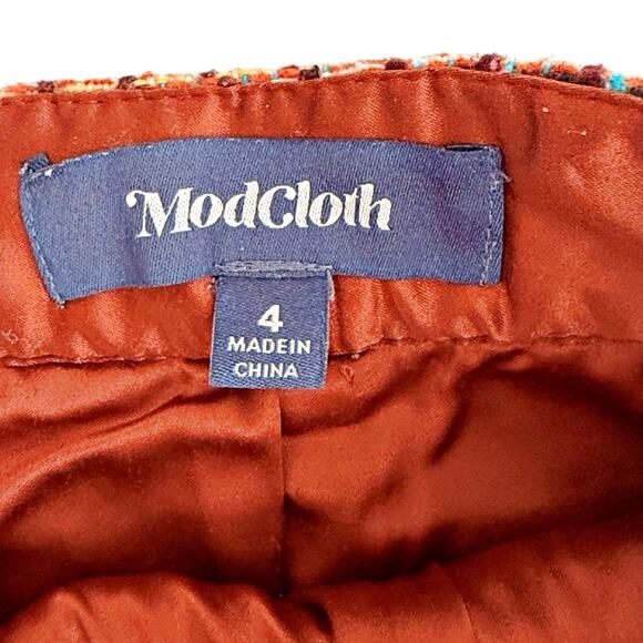 Modcloth Skirts Modcloth Informed Ensemble Tweed Houndstooth Pencil Skirt Mini 4 - Picture 6 of 10
